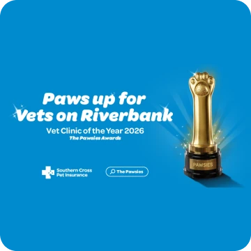 Paws up for Riverbank