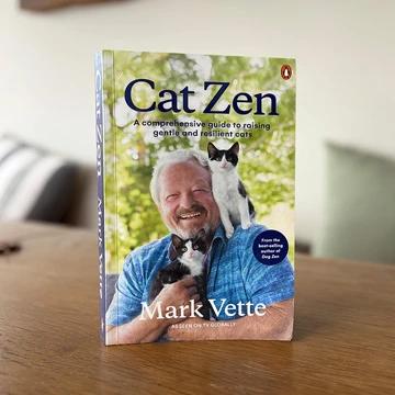 Win one of 4 signed copies of Mark Vette’s new Cat Zen book